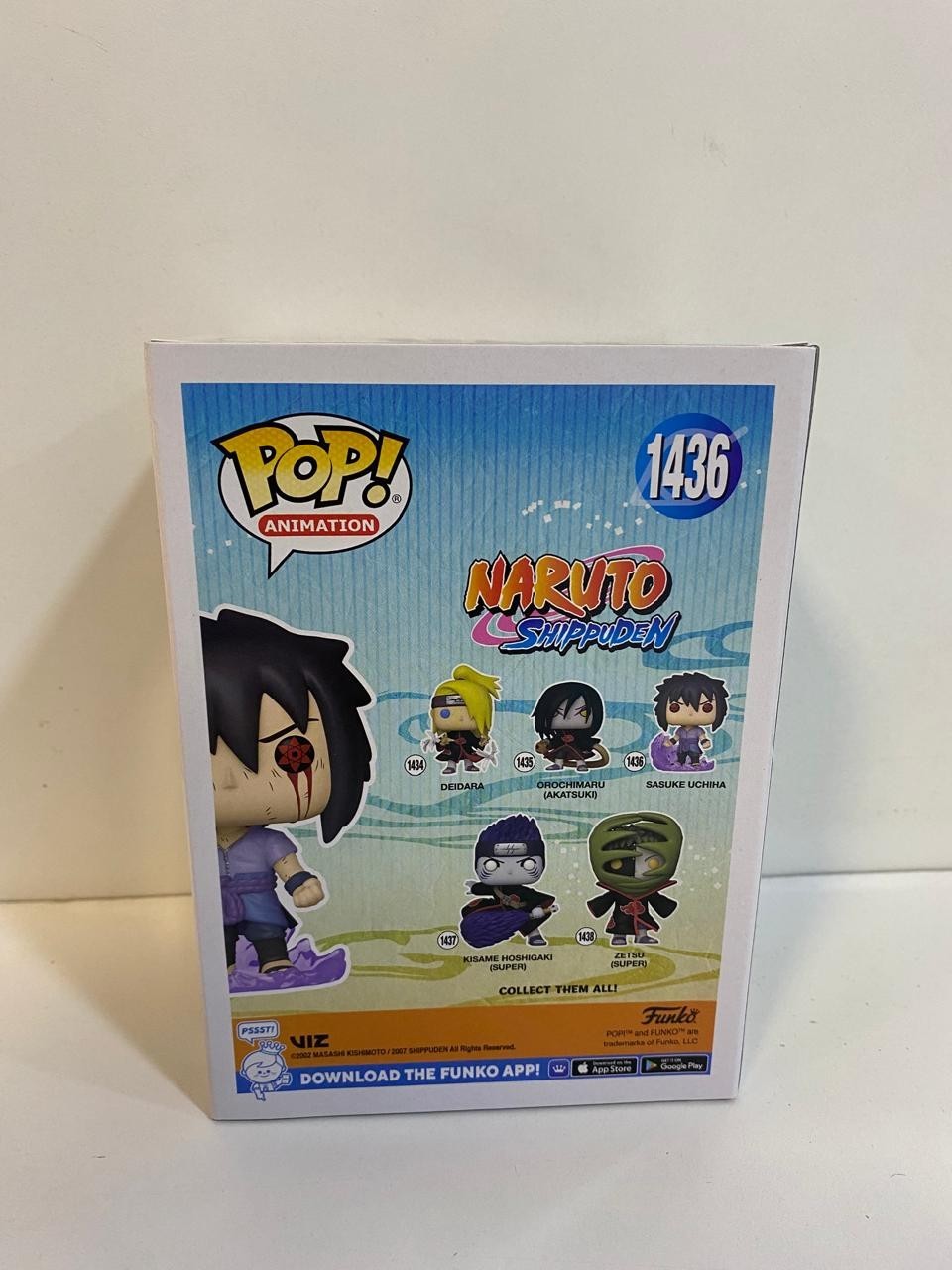Funko Pop! Naruto Shippuden — Sasuke Uchiha #1436 — thumbnail 3